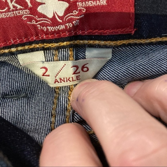 LUCKY BRAND Sz 2/26 Sofia Skinny Ankle  Jeans NWT - Picture 4 of 11